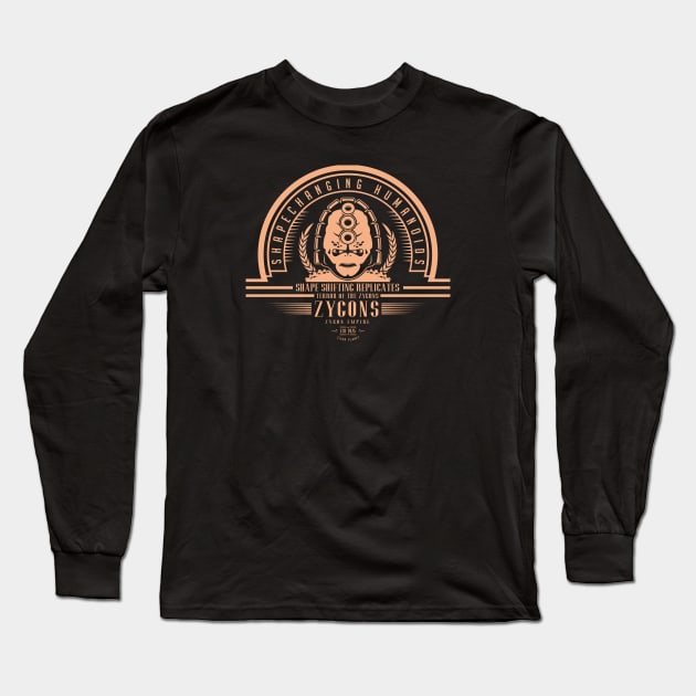 Zygons Long Sleeve T-Shirt by manospd